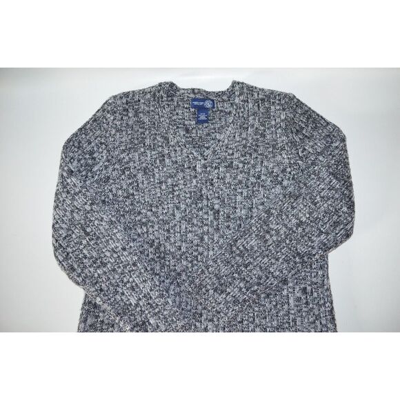 Venezia Jeans Sweater Women's Size 14 / 16 Blue Variegated 100% Acrylic - Picture 5 of 10